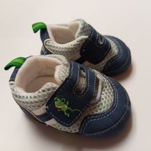 Blue Navy Carter's Newborn Baby Infant Frog Froggie Shoes Booties